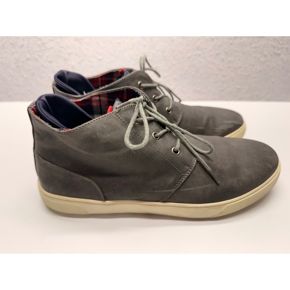 Flag & Anthem Weston Mens Grey Chukka Boots FA19FW003 Size 11 Plaid Lined - Picture 1 of 6